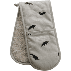 Double Oven Gloves - Dogs