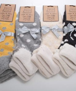 Polka Dot Wool Socks - Jess and Lou