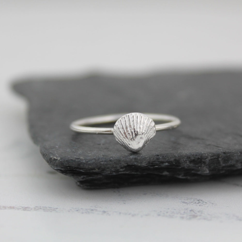 Silver Shell Ring