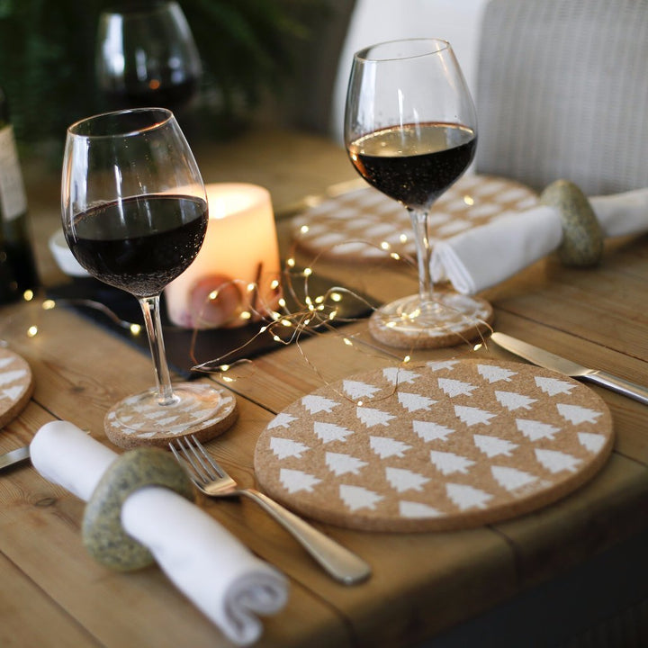 Winter Cork Placemat Collection - Individual Placemats