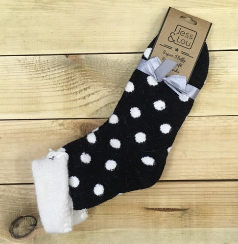 Polka Dot Wool Socks - Jess and Lou