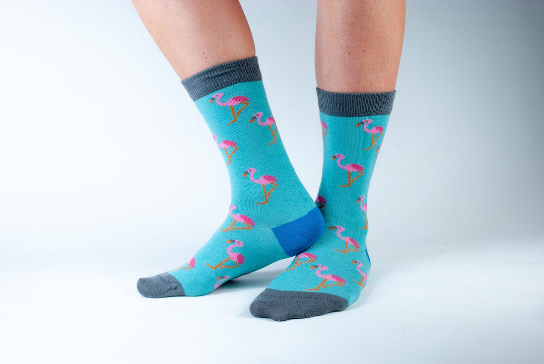 Bamboo Flamingo Socks