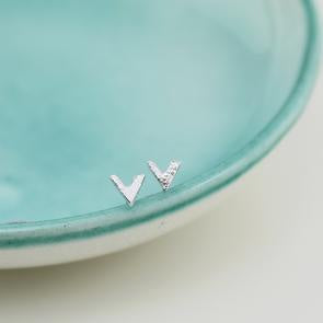 Silver Mini Studs by Lucy Kemp Jewellery