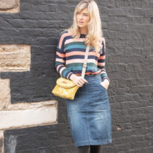 Denim Skirt - Dark Wash