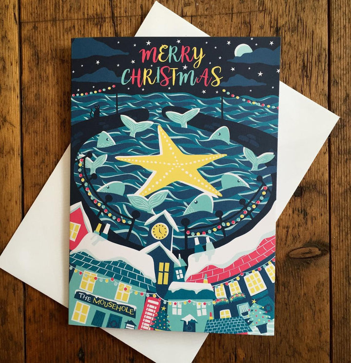 Cornwall at Christmas Card