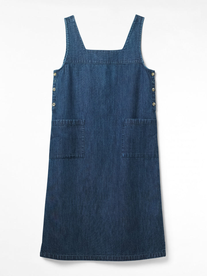 Moonshine Denim Pinafore Dress