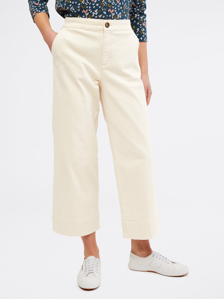 Thea wide leg crop trousers