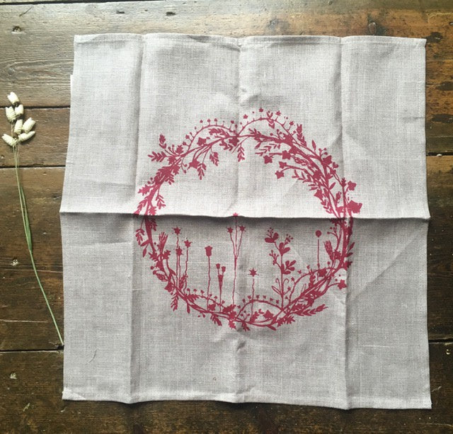 Christmas Wreath Napkins