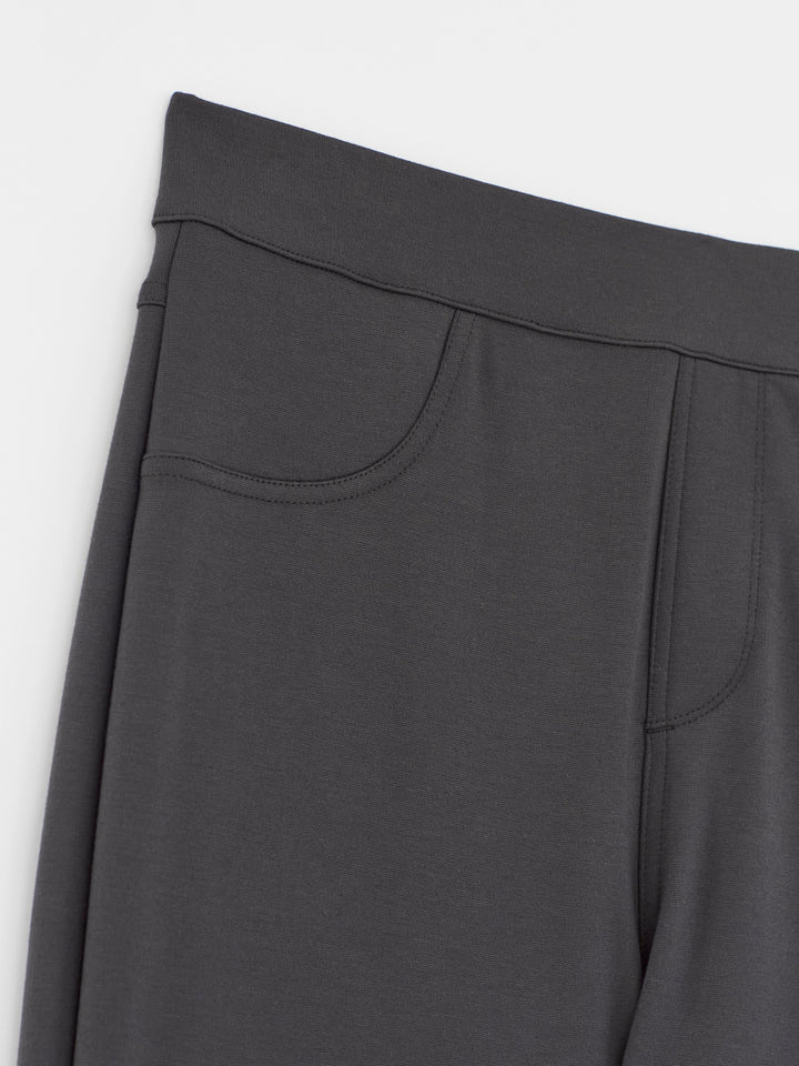 Jodie Ponte Jeggings - Dark Grey