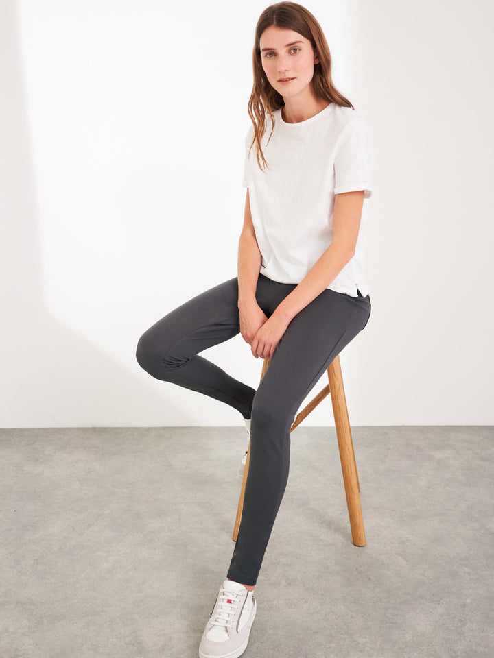 Jodie Ponte Jeggings - Dark Grey