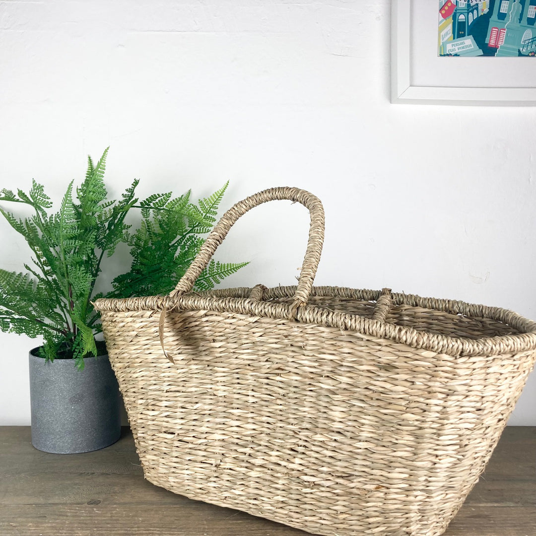 Woven Seagrass Shopper