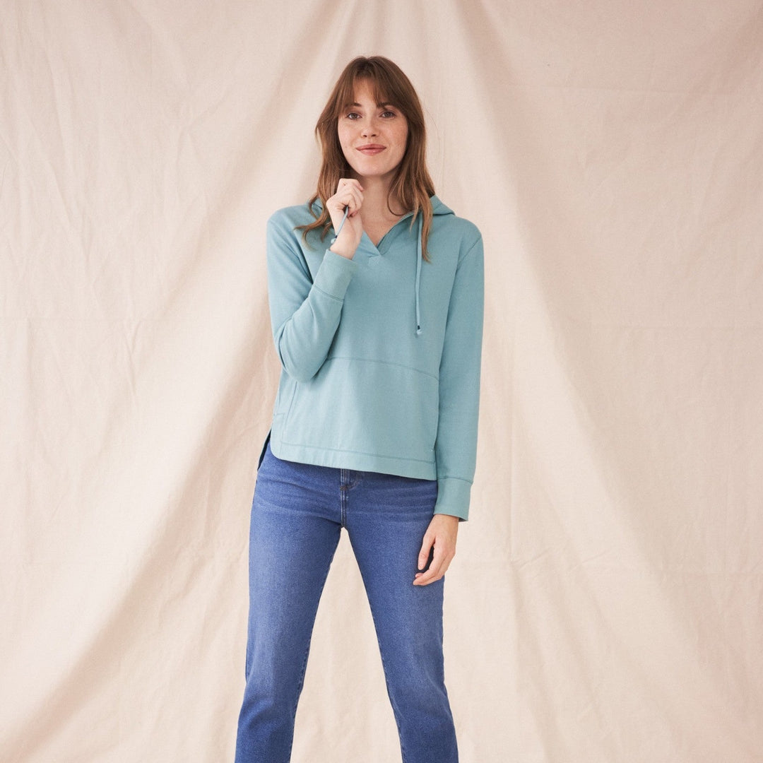 Milo Hooded Blue Sweatshirt
