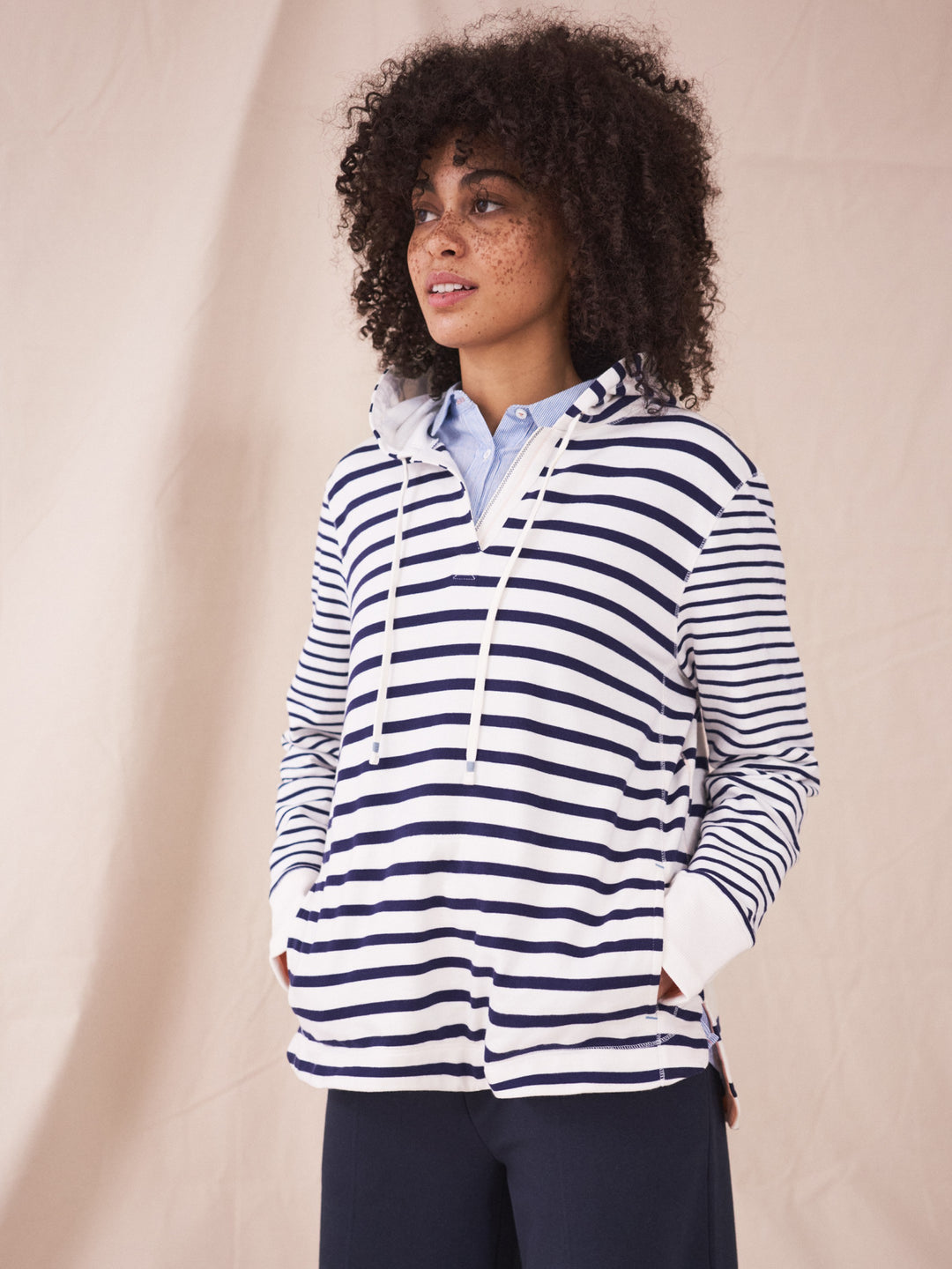 Milo Hooded Stripey Sweatshirt