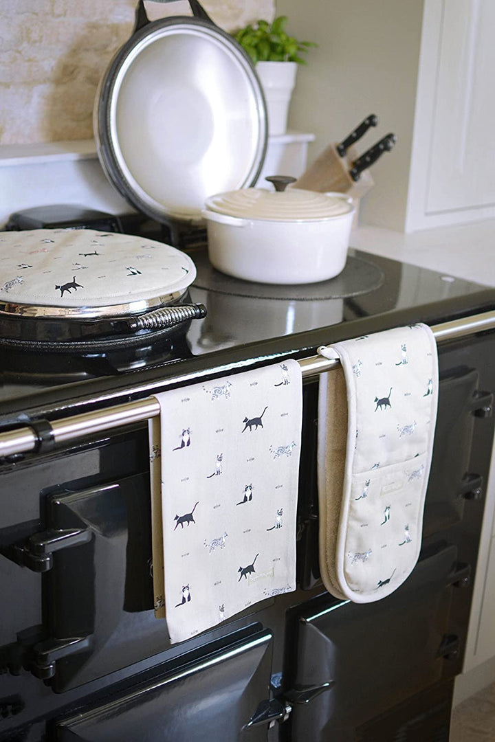 Double Oven Gloves - Cats