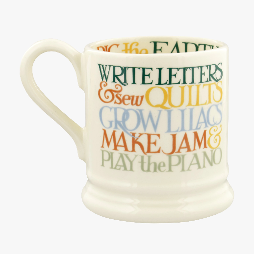 All My Good Intentions - Rainbow Toast 1/2 Pint Mug