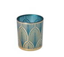 Turq & Gold Nite Light Holder