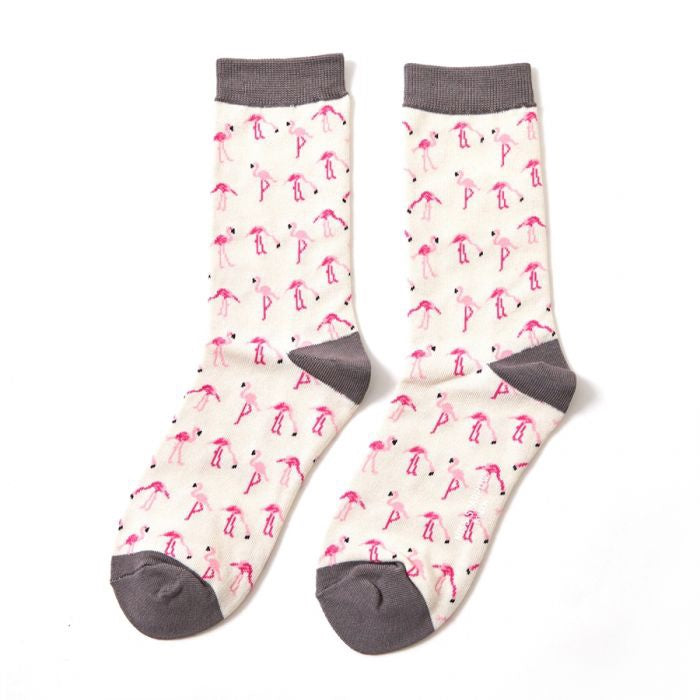 Wild Flamingo Socks - Size 4-7