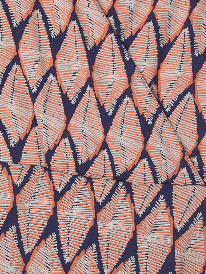 Fillipa Dress - Mexican Orange Print