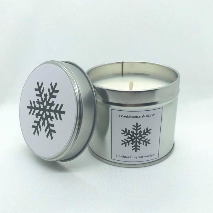 Frankincense and Myrrh Candle Tin