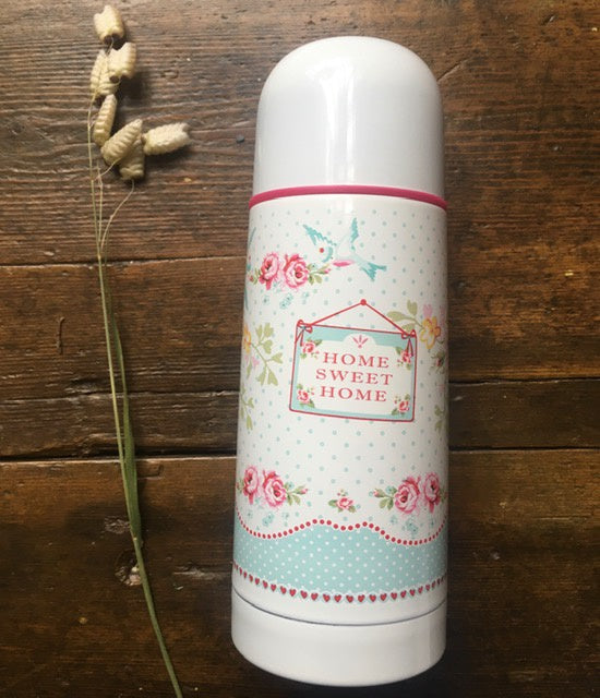 Greengate Floral Flask