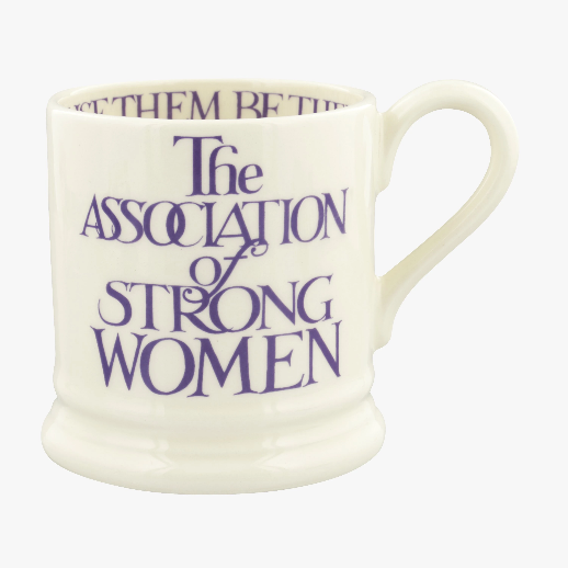 Strong Women - Purple Toast 1/2 Pint Mug