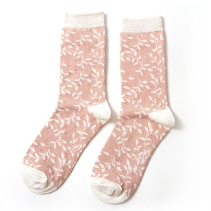Trailing Leaves Socks - Size 4-7