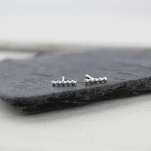 Silver Mini Studs by Lucy Kemp Jewellery