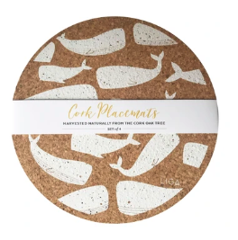 Cork Mat Placemat Sets by Liga - S/4