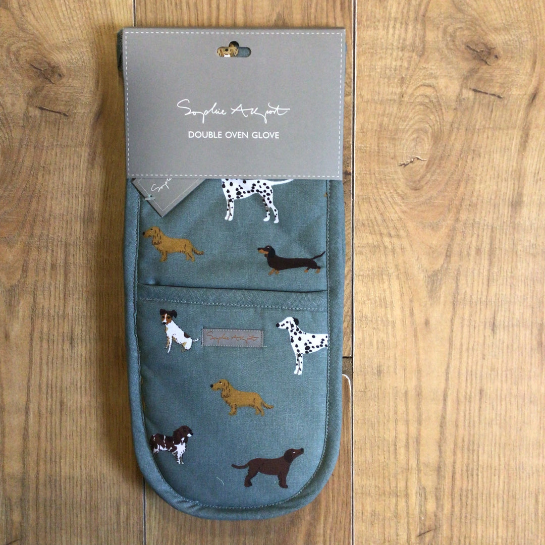 Double Oven Gloves - Dogs