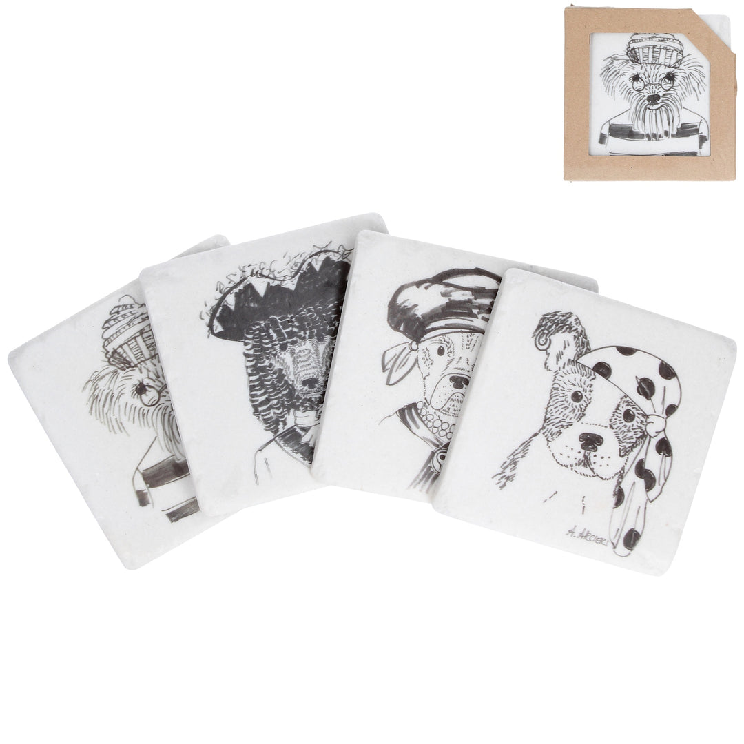 Dog Coaster Set