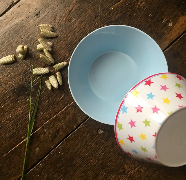 Greengate Melamine Star Multicoloured Bowl