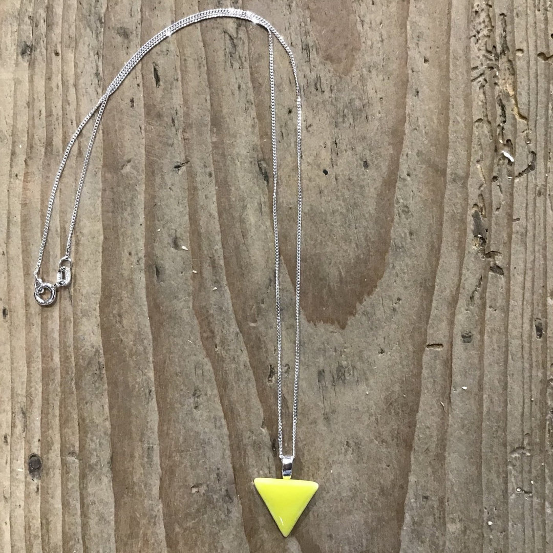 Ceramic Triangle Necklace