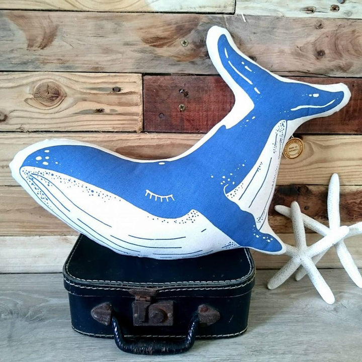Whale Stuffed Cushion
