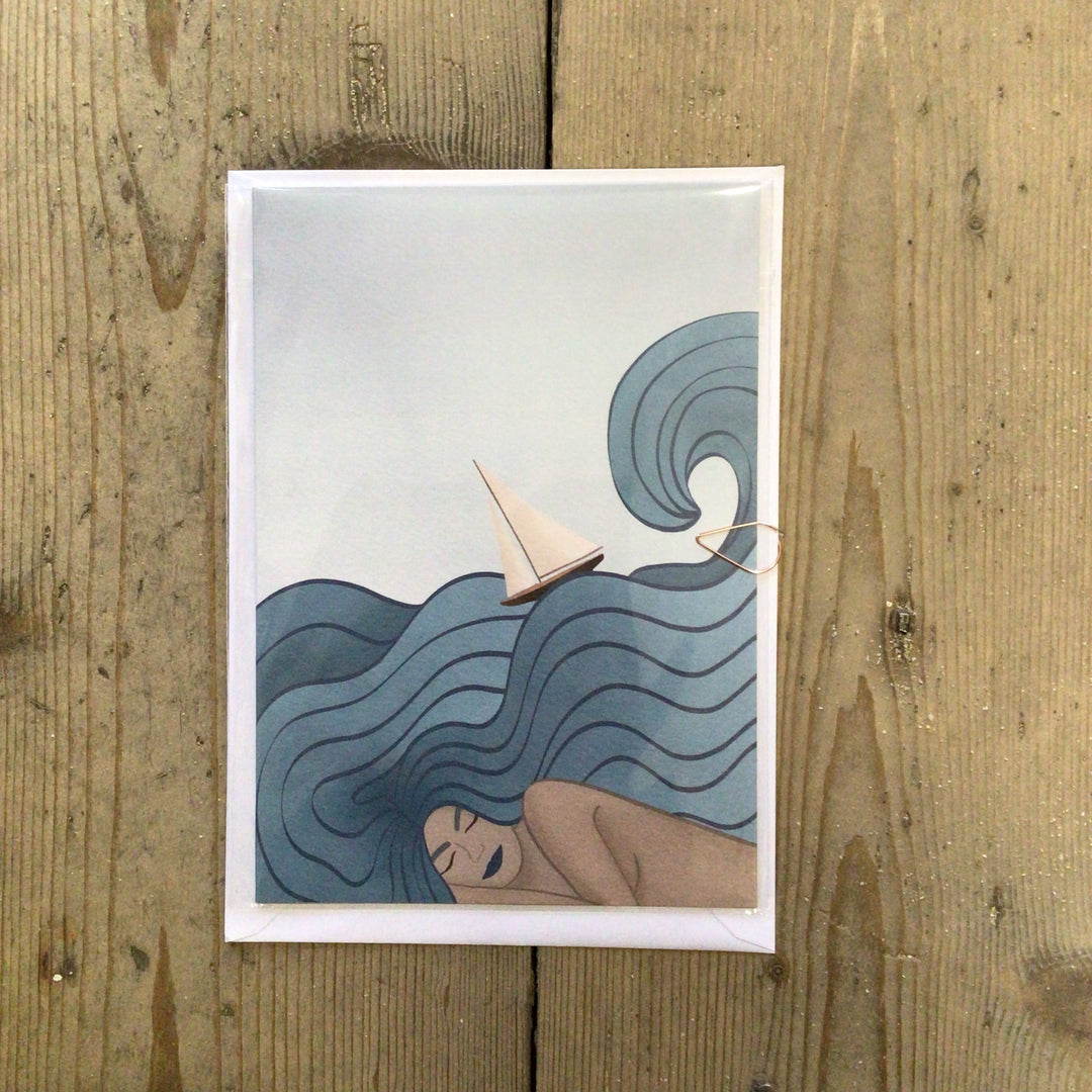 Mother Ocean Card in A5 Portrait