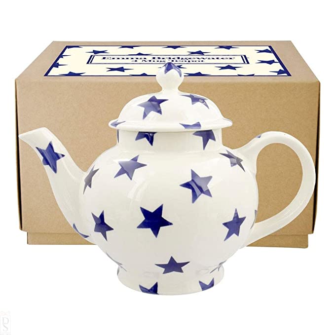 Blue Star Teapot 4 Mug