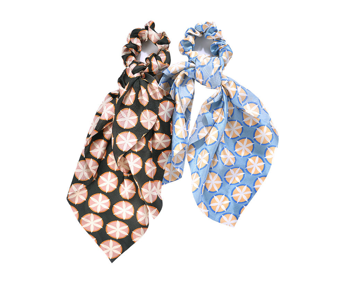 Geometric Scrunchies with tail