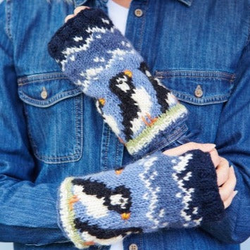 Circus of Puffins Handwarmers