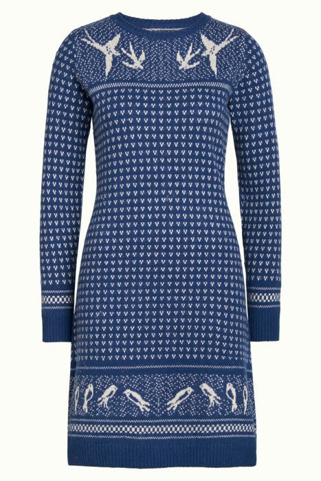 Songbird Knitted Blue Dress - Songbird