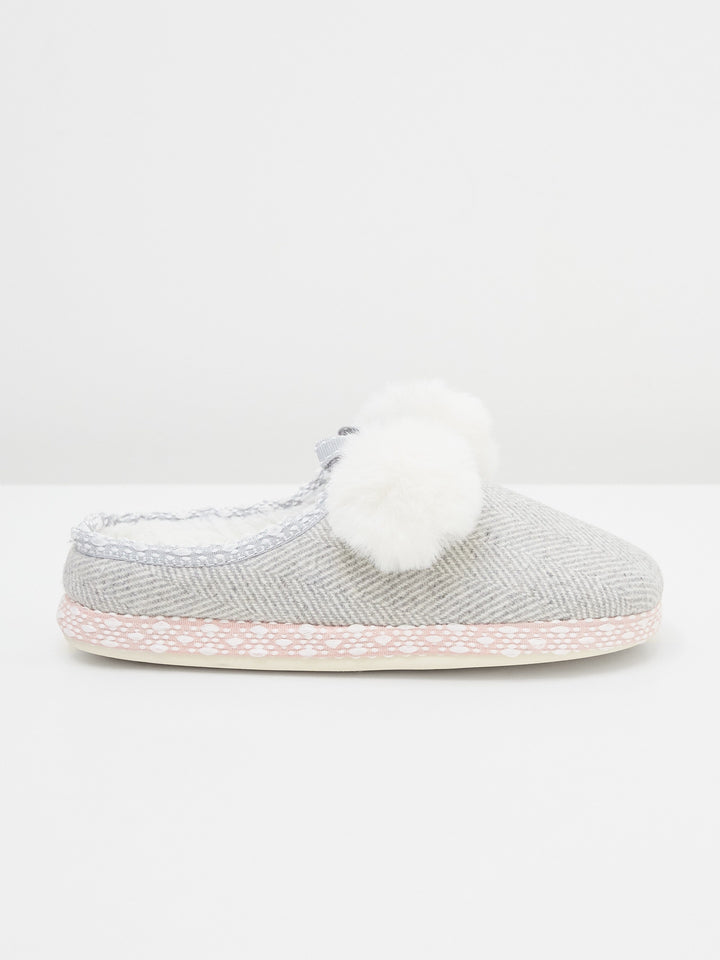 Tweed Mule Slipper