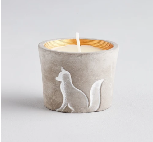Winter Woodland Candle Pot