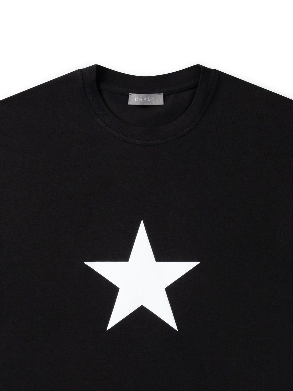 May T Shirt - Black with White Star