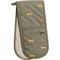 Double Oven Gloves - Dogs