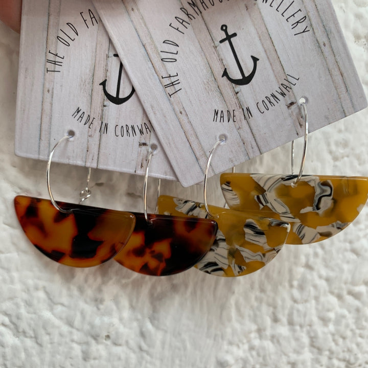 Acrylic Semi Circle Hoops