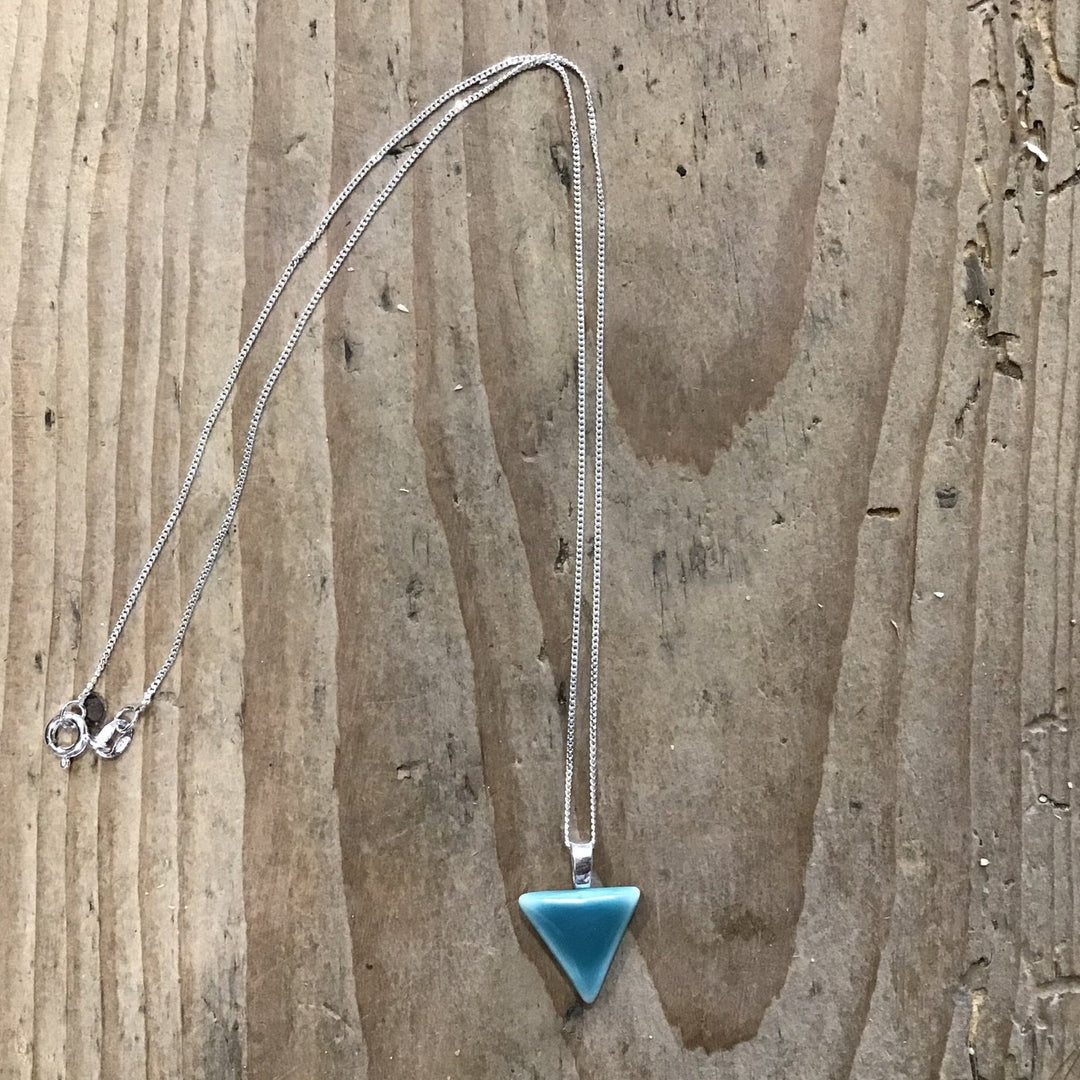 Ceramic Triangle Necklace