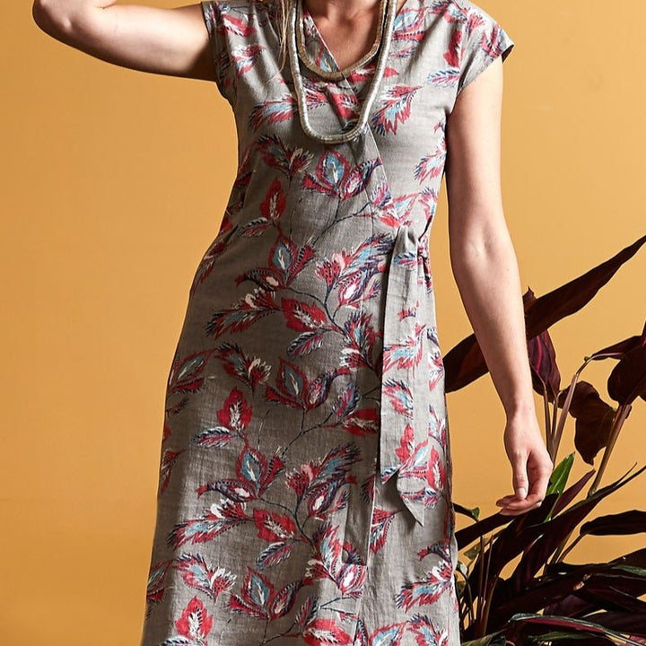 Organic Cotton Side Tie Dress