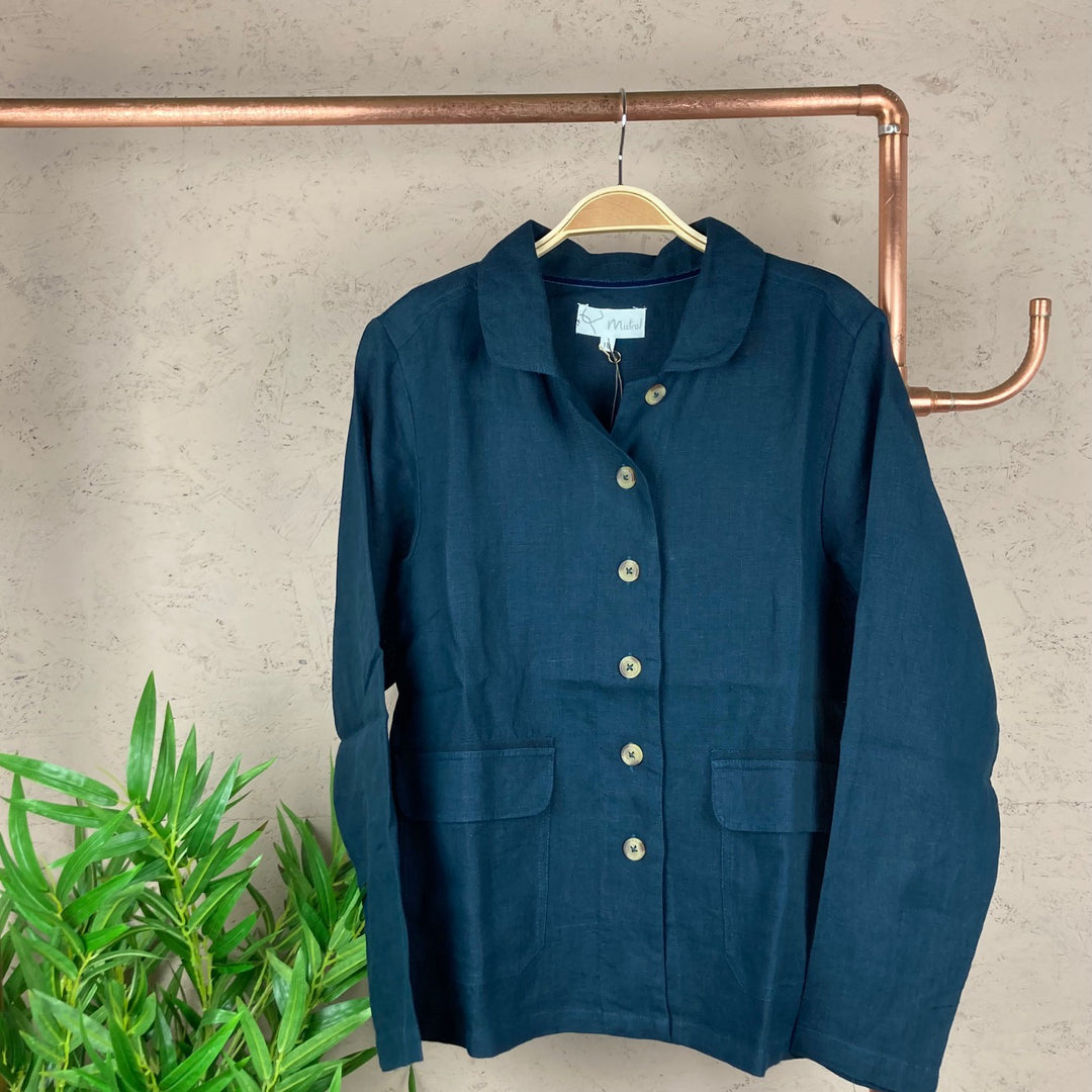 Linen Boxy Jacket