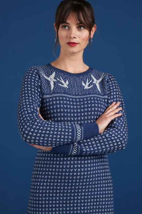 Songbird Knitted Blue Dress - Songbird