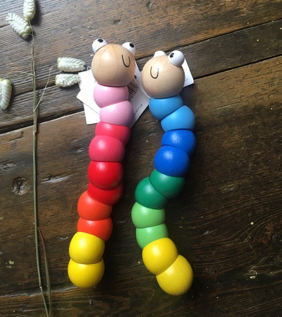 Wooden Worm Toy