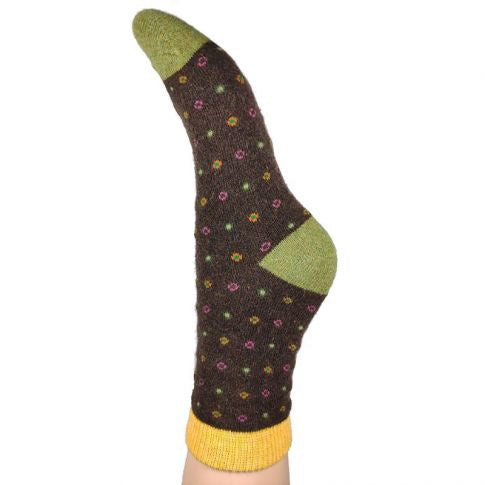 Dotty Wool Blend Socks
