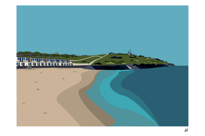 Jake Tyler - Porthgwidden Beach St Ives Card